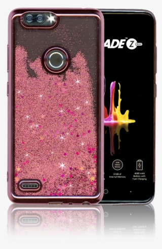 Zte Blade Mm Electroplated Water Glitter Case With - Smartphone