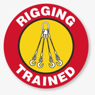 Trained Rigging Hard Hat Decals - First Aid