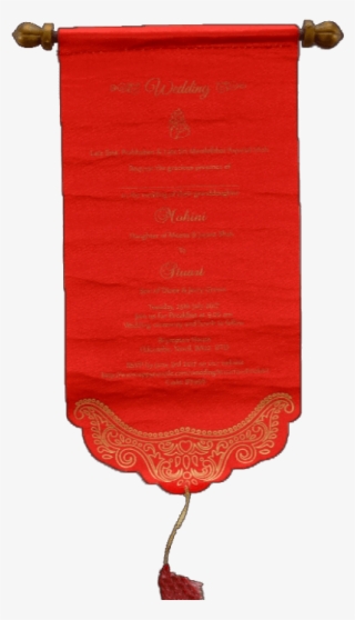 Code - Sc-17206 - Scroll Wedding Cards Png