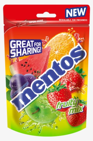 Mentos Doy Bag Fruity Mix 1x10