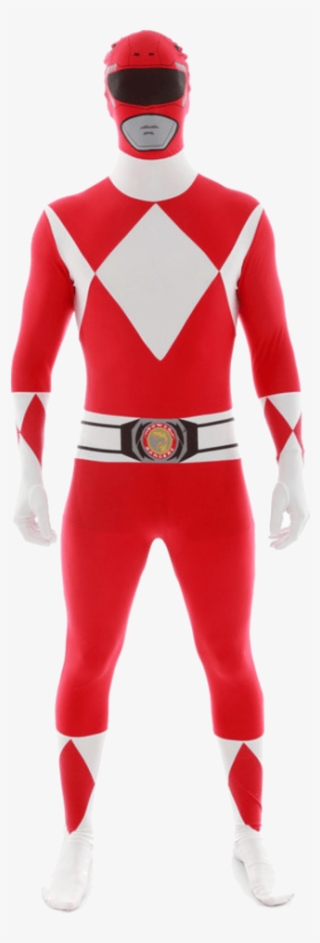 Red Power Ranger Morphsuit - Deguisement Power Ranger Rouge