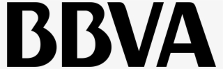 Bbva 01 Logo Black And White - Bbva Black Logo Png