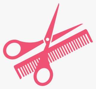 Comb Scissors Clip Art Hairdressing Transprent Png - Hair Scissors And Comb