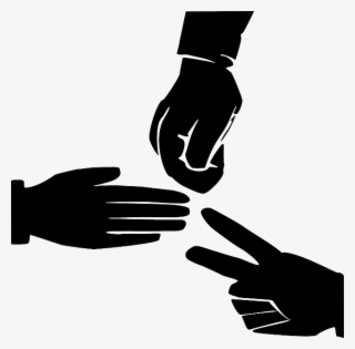 A Driver Is Allowed To Merge After Winning A Game Of - Rock Scissors Paper Png