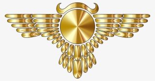 Gold Symbol Line - Clip Art