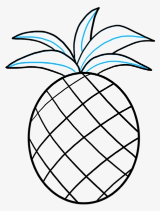 How To Draw Pineapple - Easy To Draw Fruit