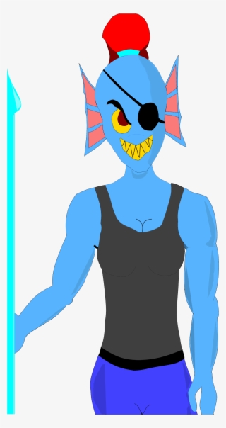 I Drew Undyne - Cartoon