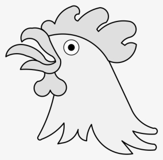 Cock Head Erased - Rooster
