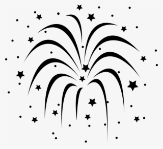 Firework Clipart Ycoggmdce Fireworks Black And White - Fireworks Black And White Png