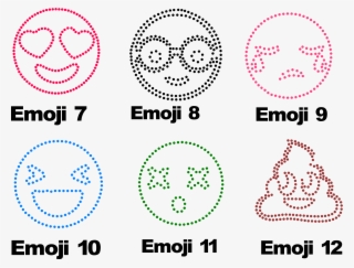 Emoji Template 7-12 - Circle