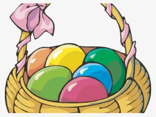 Easter Basket Bunny Clipart Png - Spring Clip Art Easter Eggs