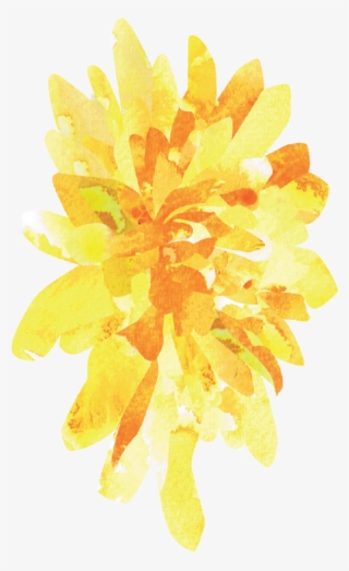 Watercolor Stationary Illustration Wedding September - Tagetes Patula