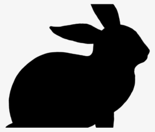 Swimming Clipart Bunny - Rabbit Silhouette Png