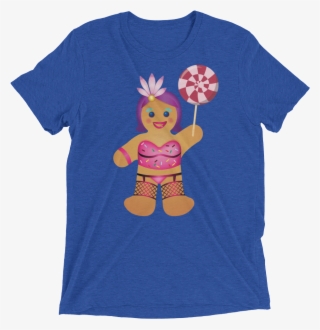 Gingerbread Drag Queen Triblend T Shirt Swish Embassy - Shirt