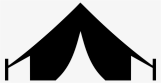 Png File - Tent Black And White Png