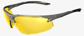 Gardwell Grey Frame Yellow Lens Glasses - Plastic