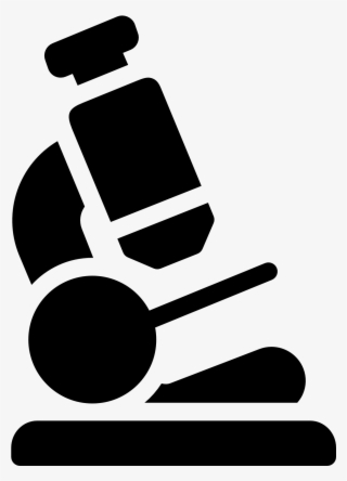 White Clipart Microscope - Icon