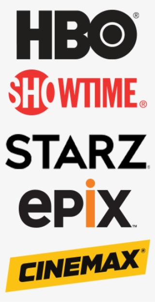 Hbo, Cinemax, Starz, Showtime, And Epix - Graphic Design