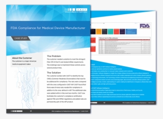 Fda Compliance For Medical Device Manufacturer - Web Page