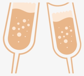 Champagne Clipart Drinking Glass - Champagne Glasses Png Vector
