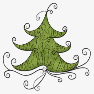 Svg Freeuse Download A Xmas Doodles And Scrap - Christmas Tree Doodle Png