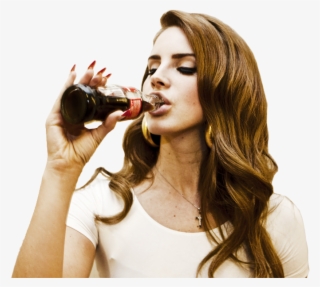 Lana Png - Lana Del Rey Drinking Coca Cola