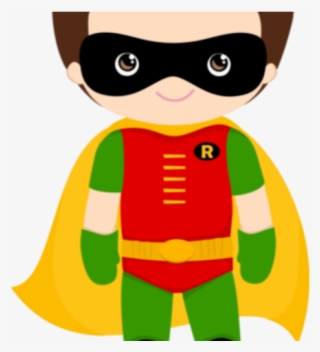 Superhero Robin Clipart Dan - Super Heroes Minus Png