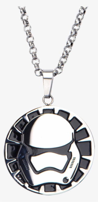 Mens First Order Stormtrooper Chain Necklace - Locket