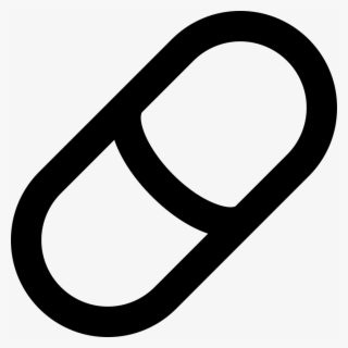 Png File Svg - Outline Of A Pill