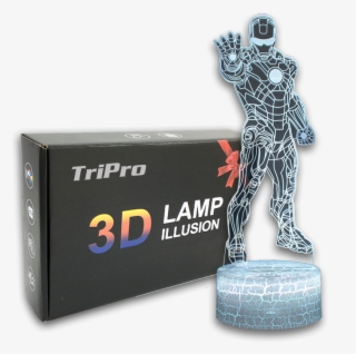 3d Led Optical Illusion Lamp - Figurine