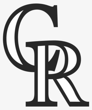Colorado Rockies Logo Black And White - Colorado Rockies Sign