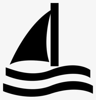 Sailboat Clipart Waterways - Waterway Icon Png