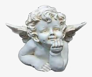 Ig @ Baby Fuzz Cherub Angel Statue Freetoedit - Angel