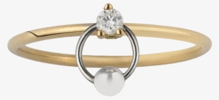 Small Two In One Ring - Engagement Ring