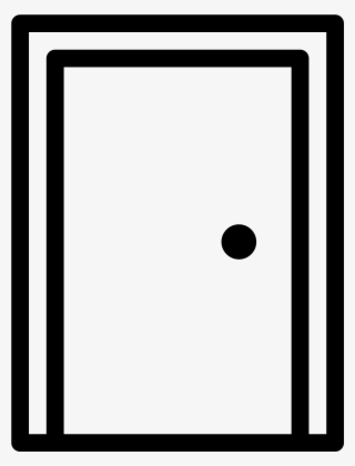 Doorway Clipart Black And White - Polaroid Frame Icon Png