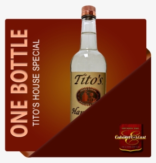 1 bottle of tito's vodka - liqueur