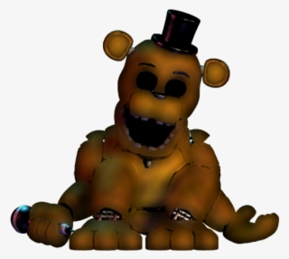 Fixed Withered Golden Freddy Model By - Withered Golden Freddy Full Body