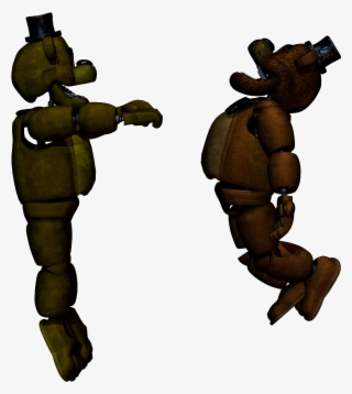 Here's An Image Of How I Pretend Golden Freddy To Attack, - Cartoon