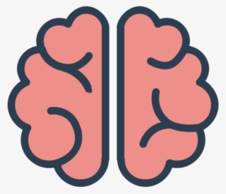 Brain Cerebro Animado Psicologia Neuropsicologia Neuro - Brain Flat Design Png