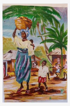 Typical African Woman's Painting - Painting