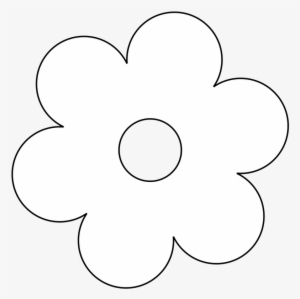 Flower Black And White Clip Art Flowers Clipart Pot - White Flower Clipart Png