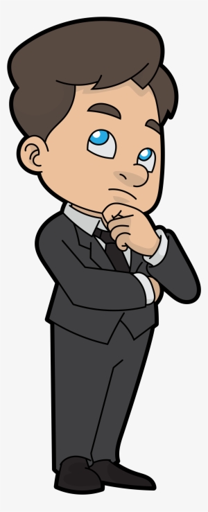 Thinking Transparent File - Person Thinking Cartoon Png