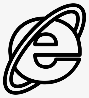 Computer Icons Explorer File - Internet Explorer Logo Outline
