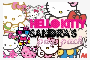 Hello Kitty Png Pack By Canndysoda - Hello Kitty 2 Edible Cake Toppers Edible