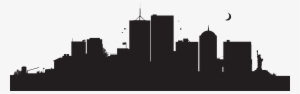 4 2 Building Silhouette Png - City Skyline Silhouette Png