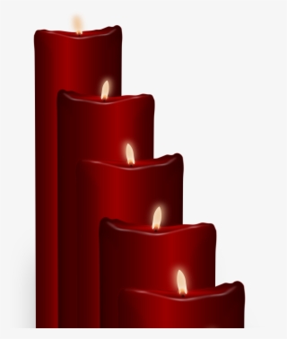 Candles, Wax Candle, Red, Christmas, Decoration, Flame - Png Candles