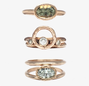 Oval Blue Oregon Sunstone Rose Gold Engagement Ring - Engagement Ring