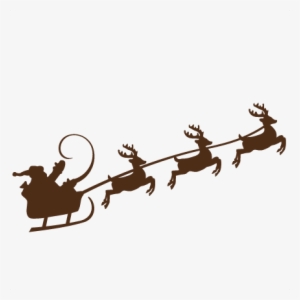 Santa Png Download Image - Santa And Reindeer Svg