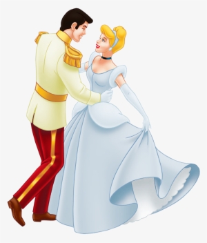 Cinderella Clip Art - Cinderella Prince Charming Dancing