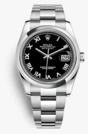Discover The Date 34 Watch In White Rolesor - Rolex Datejust 36 Steel Rose Gold Watch Black Dial